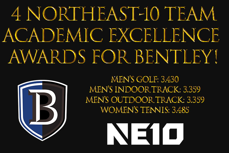 4 Bentley Teams Recognized by Northeast-10 for Academic Excellence