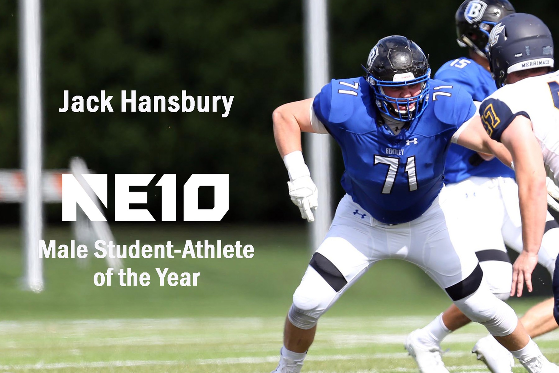 Hansbury Named Northeast-10 Male Scholar-Athlete of the Year