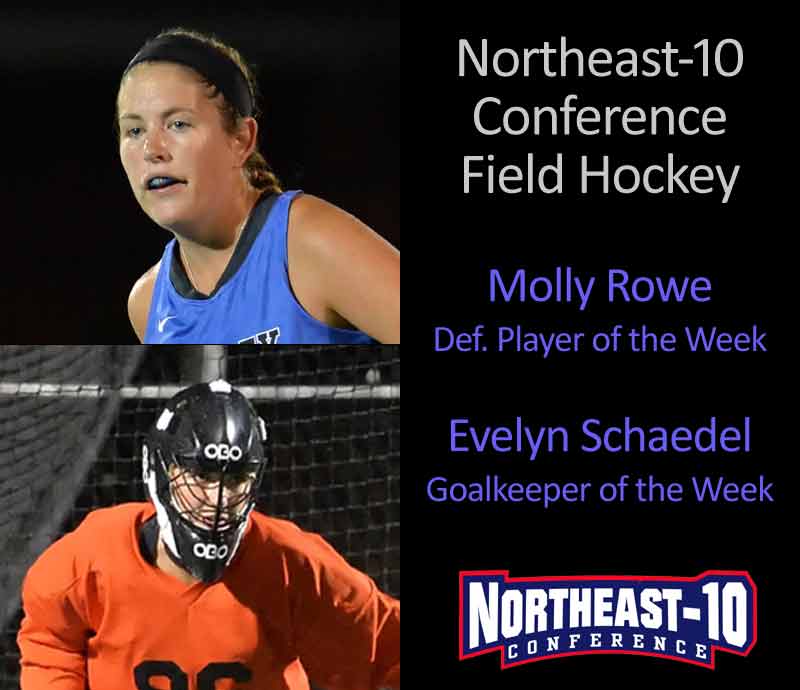 Rowe & Schaedel Receive Weekly Honors from Northeast-10