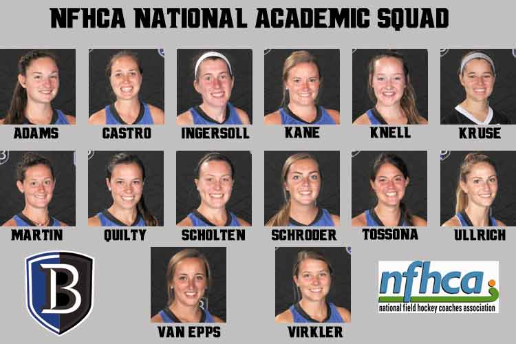 14 Members of Bentley Field Hockey Team Named to NFHCA National Academic Squad