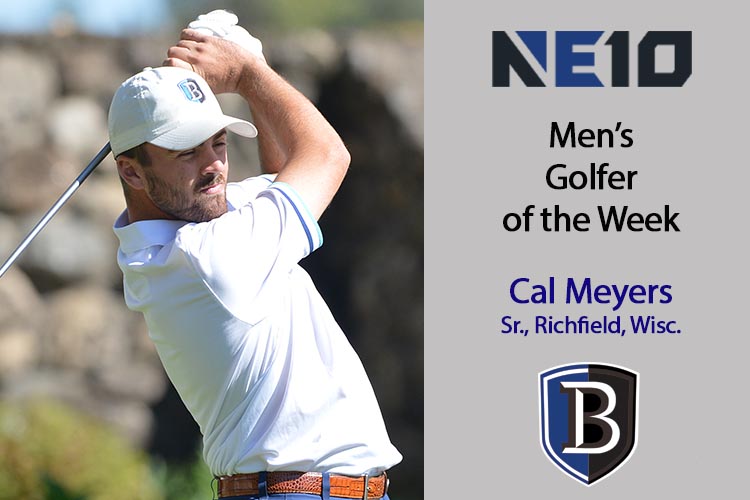 Meyers Selected as NE10 Men’s Golfer of the Week