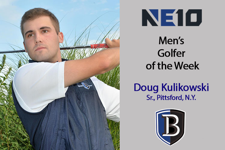 Kulikowski Named Northeast-10 Men’s Golfer of the Week; Daly Selected as Top Rookie