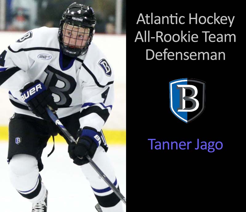 Jago Named to Atlantic Hockey All-Rookie Team