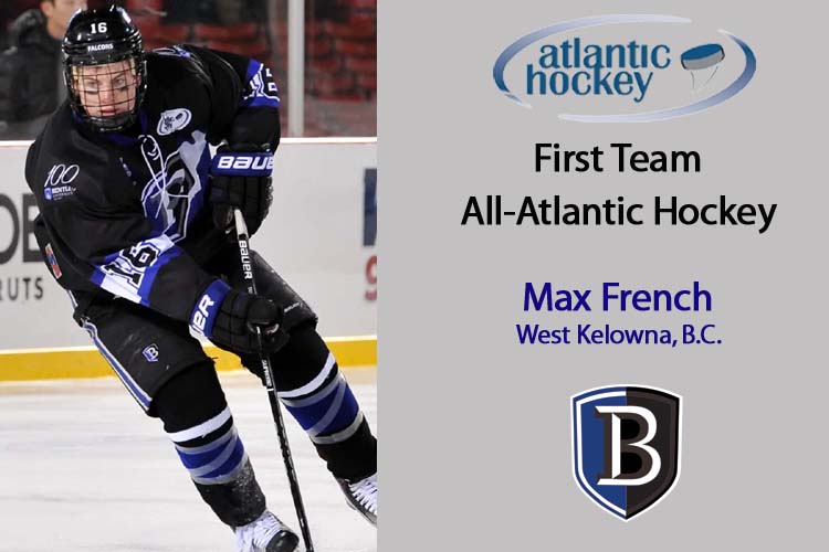 French Garners First Team All-Atlantic Hockey Selection
