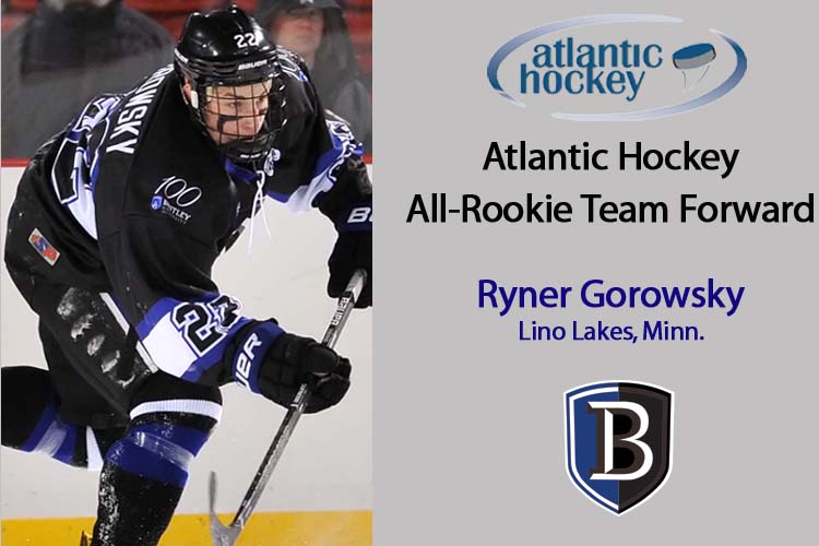 Gorowsky Voted to Atlantic Hockey All-Rookie Team