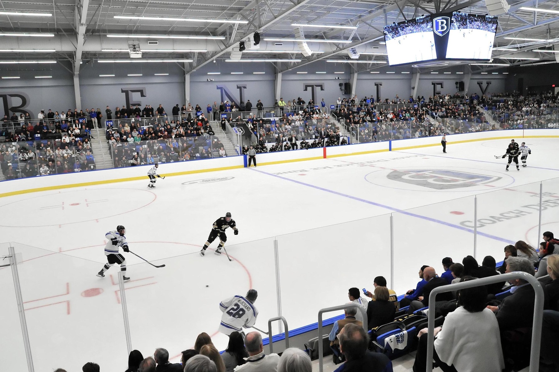 Hockey Set for Senior Night on Saturday at Bentley Arena vs. AIC