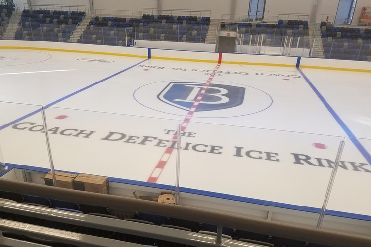 The Coach DeFelice Ice Rink at the Bentley Arena