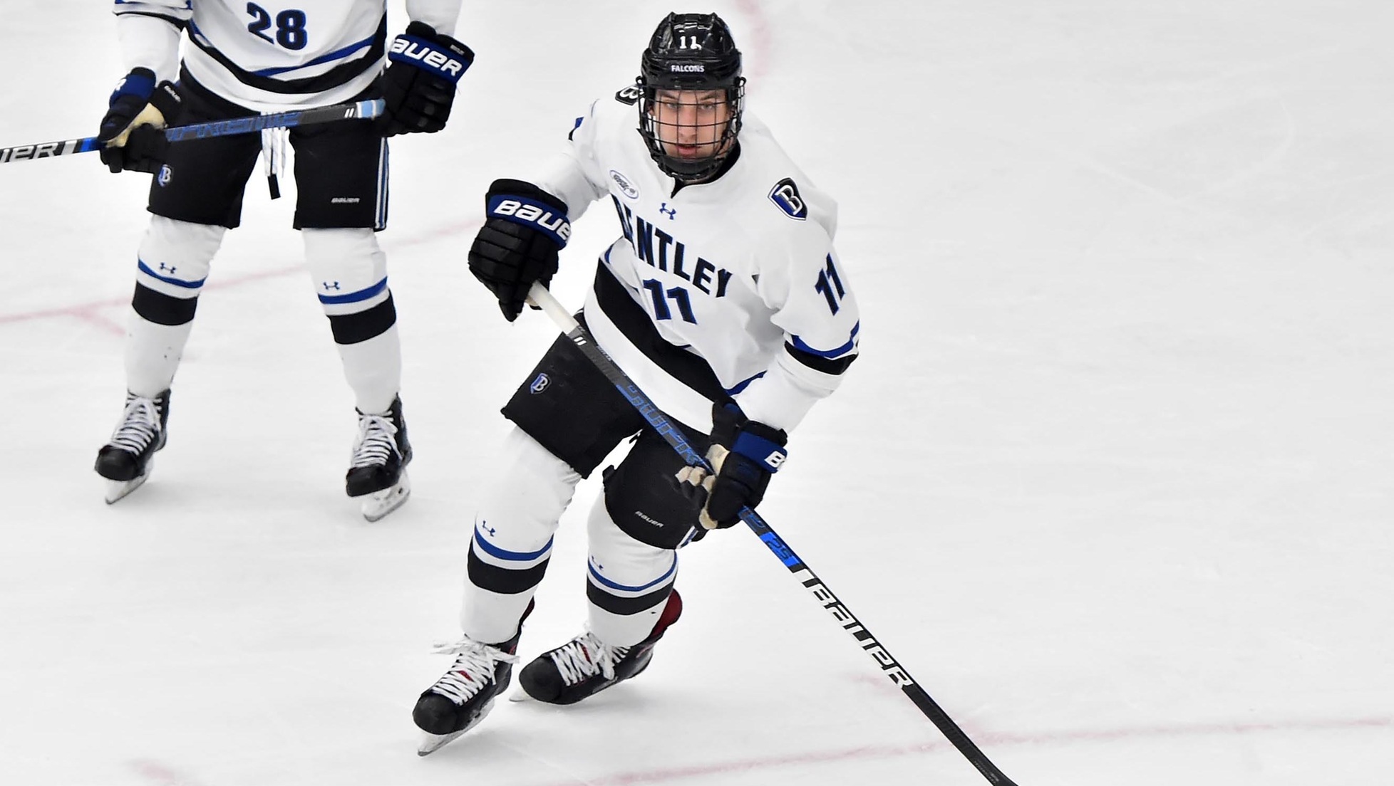 Bentley Skates Past Holy Cross 5-2; Three Players Tally Multiple Points