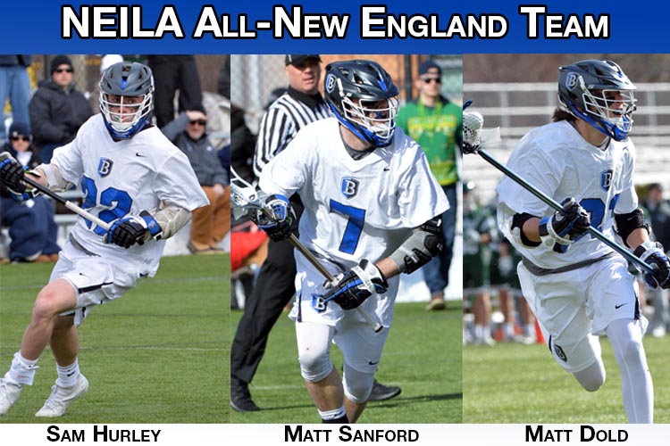 Hurley, Sanford, Dold Voted to All-New England Teams