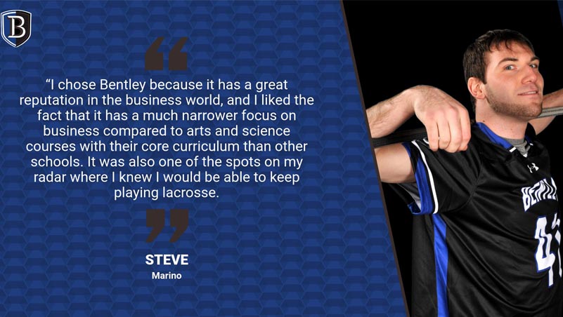 Getting to Know...Men's Lacrosse Player Steve Marino