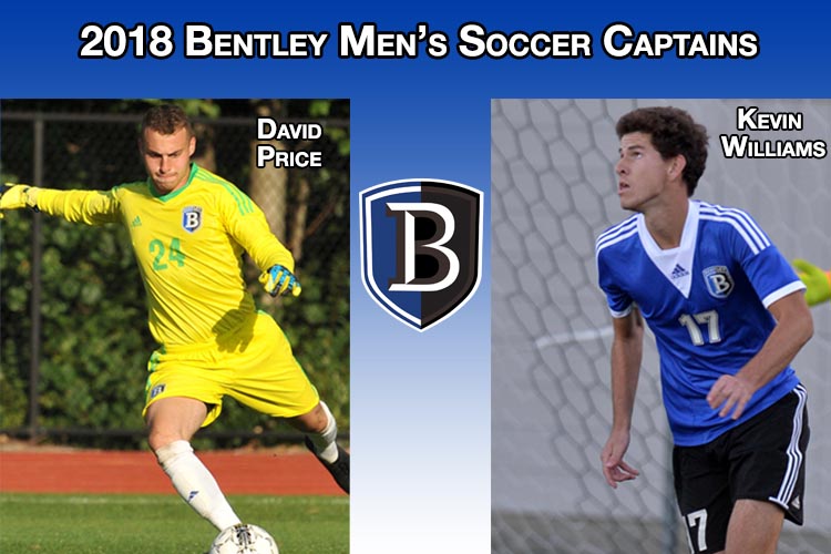 Price, Williams to Serve as Bentley Men’s Soccer Captains