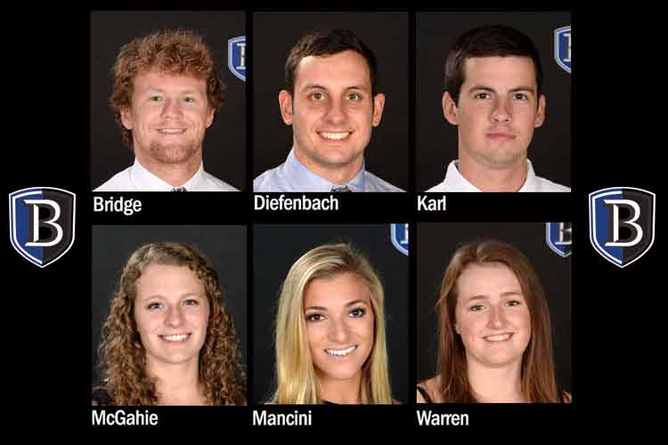 Mancini Named NE-10 Sport Excellence Winner; 6 Falcon Swimmers & Divers Selected Academic All-Conference