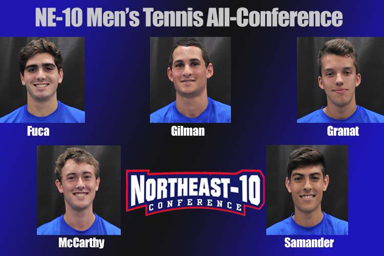 Five Bentley Tennis Players Named All-Conference