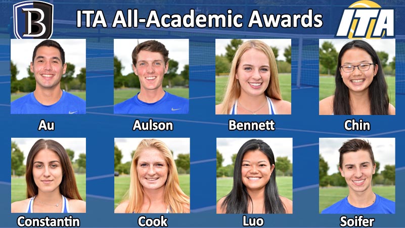 Bentley Tennis Teams Earn ITA All-Academic Team Award; Nine Players Named a Scholar-Athlete