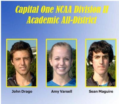 Three Juniors Earn Capital One Academic All-District Honors