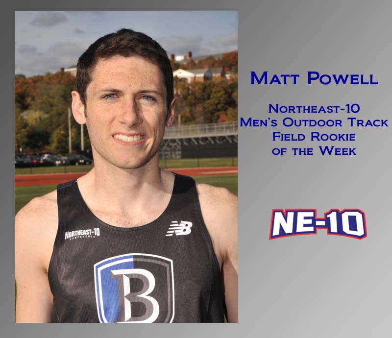 Powell Cited by Northeast-10 after Competing in Decathlon at UMass