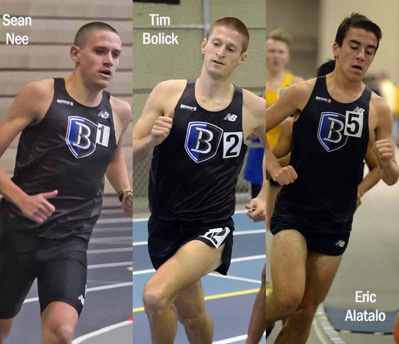 Bentley Places 3 on Academic All-Northeast-10 Men’s Indoor Track Team