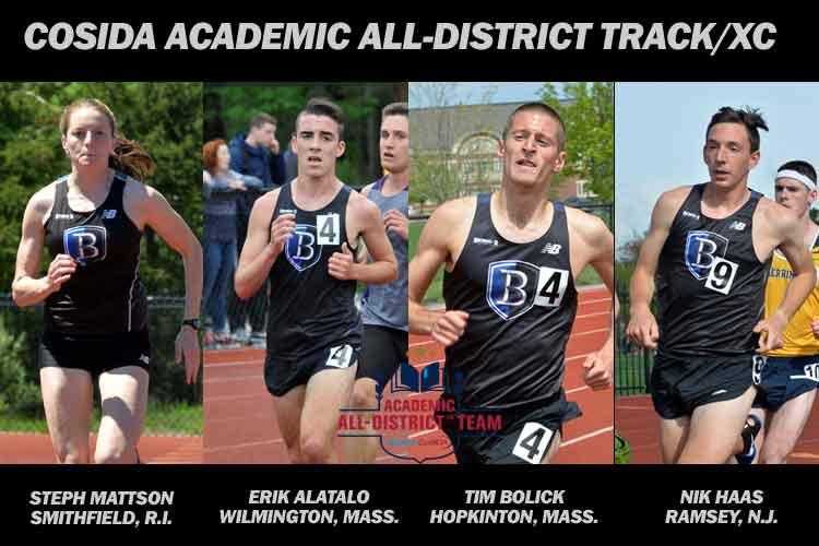4 Bentley Student-Athletes Selected for CoSIDA Academic All-District Honors for Track & Cross Country
