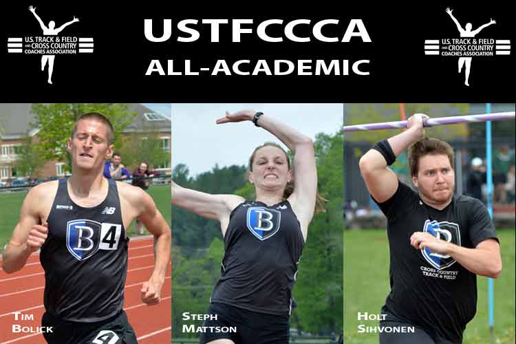 Three Bentley Student-Athletes Named to USTFCCCA All-Academic Team