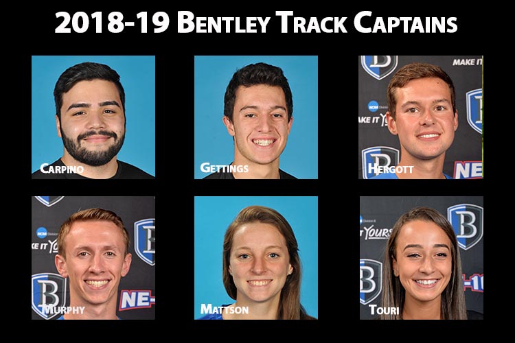 6 Seniors to Serve as 2018-19 Bentley Track & Field Captains