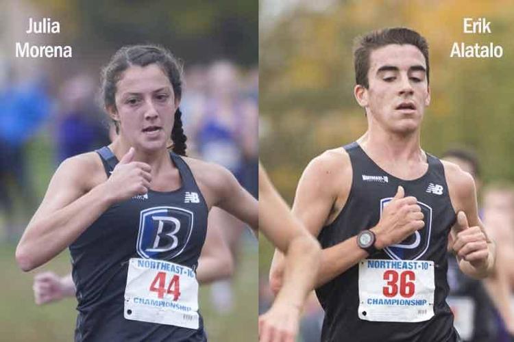 Morena & Alatalo Chosen for Academic All-Northeast-10 Honors in Cross Country