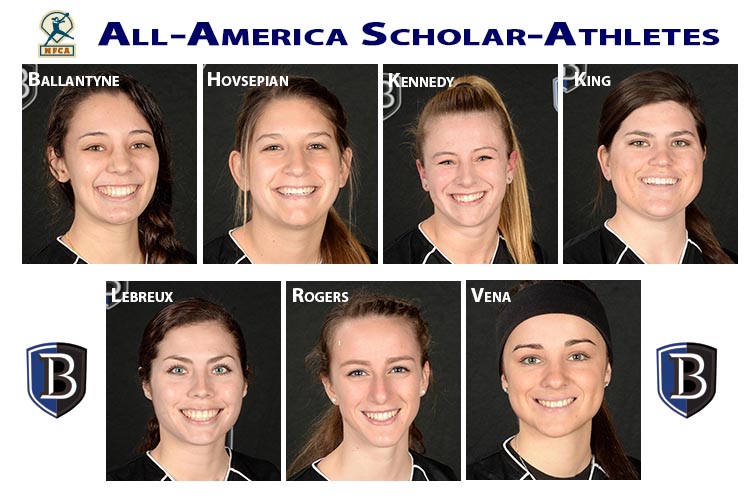 Seven Bentley Falcons Receive All-America Scholar-Athlete Recognition from NFCA