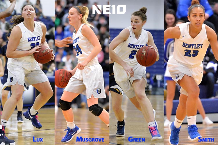 4 Bentley Women’s Basketball Players Receive All-Northeast-10 Recognition