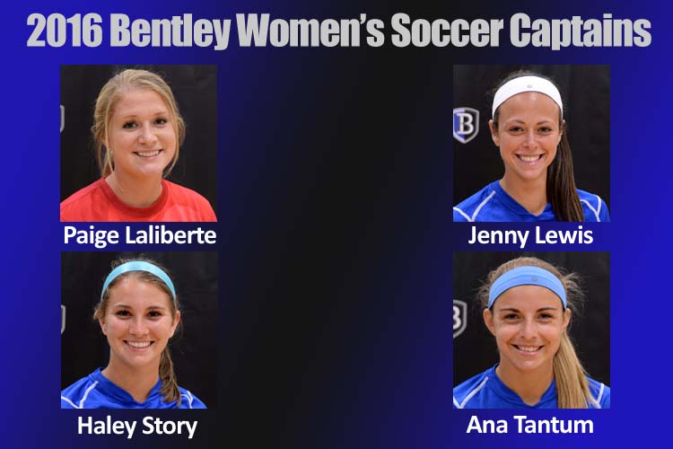 Four Seniors to Serve as Bentley Women’s Soccer Captain