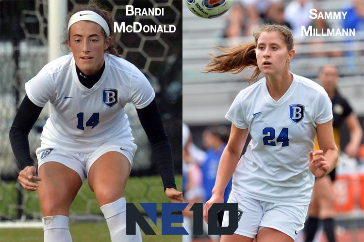 McDonald & Millmann Voted to NE10 Women’s Soccer Academic All-Conference Team