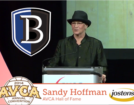 Sandy Hoffman's Acceptance Speech from her Induction into AVCA Hall of Fame