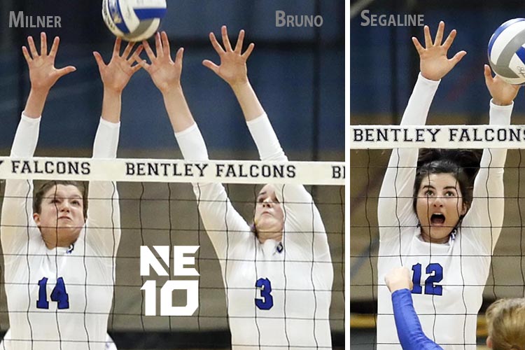 Milner, Bruno Gain All-Northeast-10 Honors; Segaline Receives All-Rookie Recognition