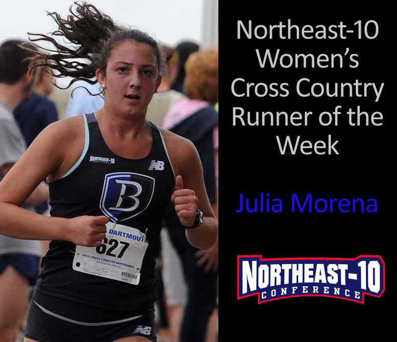 Morena Named Northeast-10 Women’s Cross Country Runner of the Week