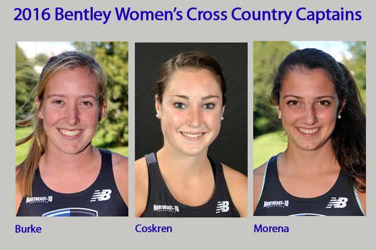 Three Seniors to Serve as Bentley Women’s Cross Country Captains