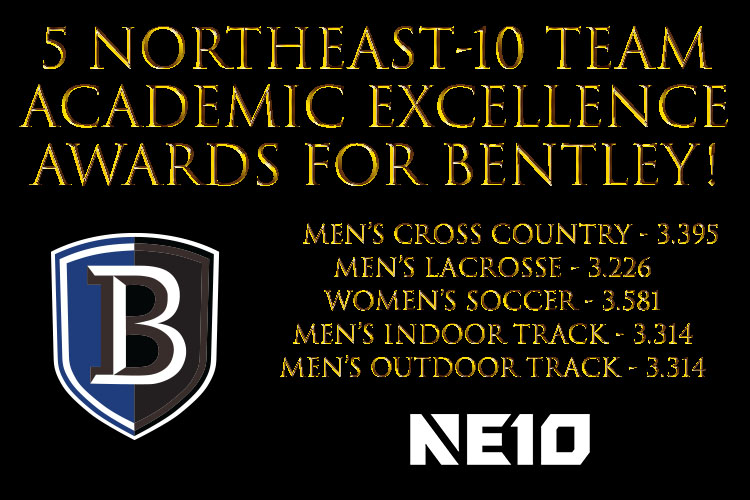 5 Bentley Teams Recognized by Northeast-10 for Academic Excellence