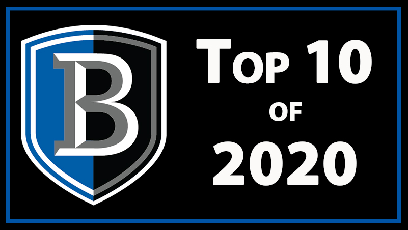 Top 10 of 2020 graphic
