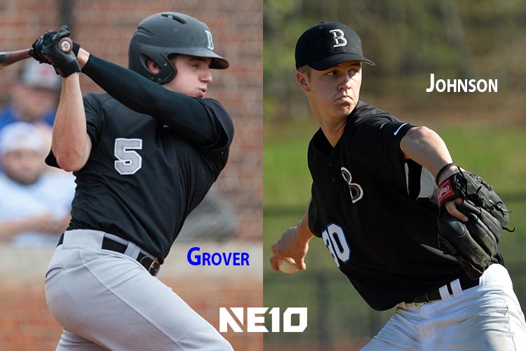 Grover, Johnson Recognized by Northeast-10