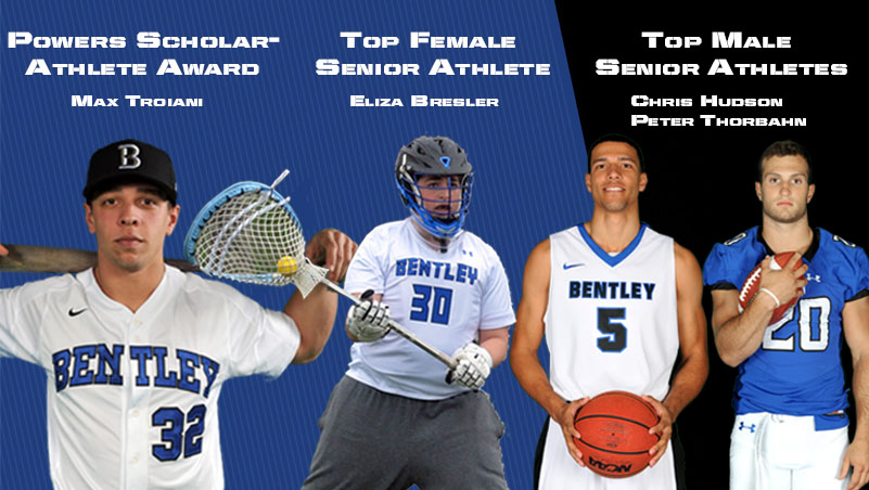 Four Honored as Bentley’s Top Senior Athletes