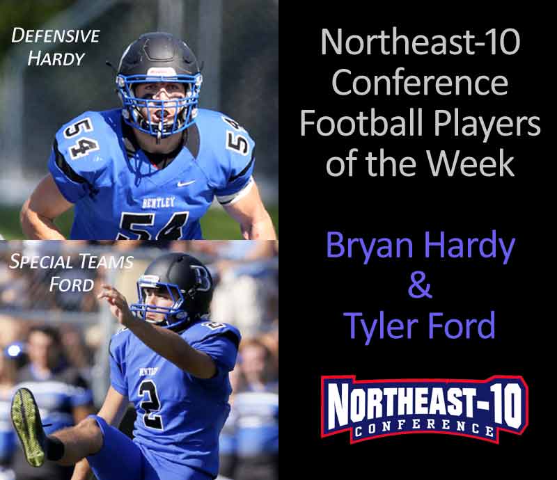 Hardy & Ford Earn Player of the Week Honors from Northeast-10