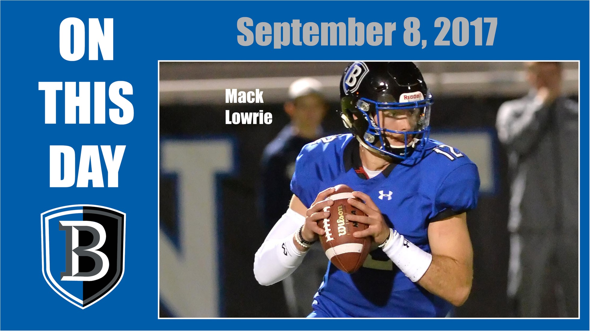 Graphic featuring Mack Lowrie