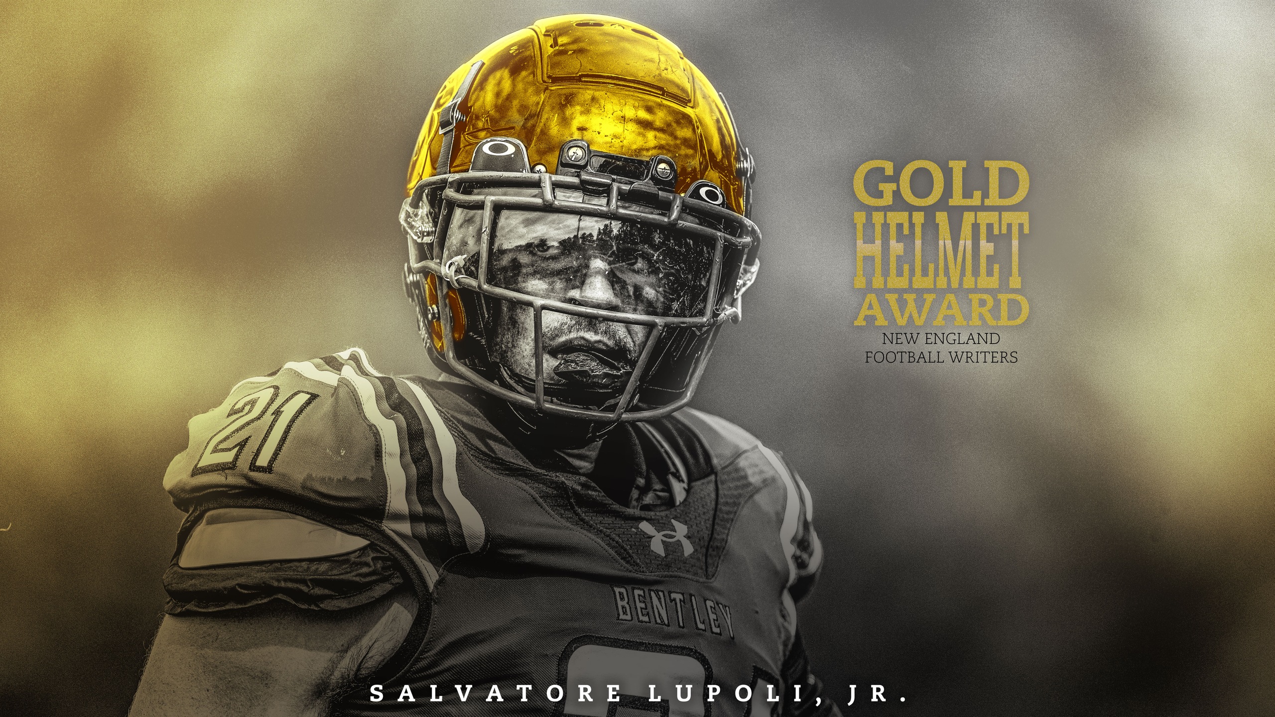 Lupoli earns prestigious Gold Helmet award