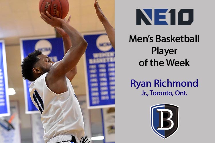 Richmond Named Northeast-10 Player of the Week