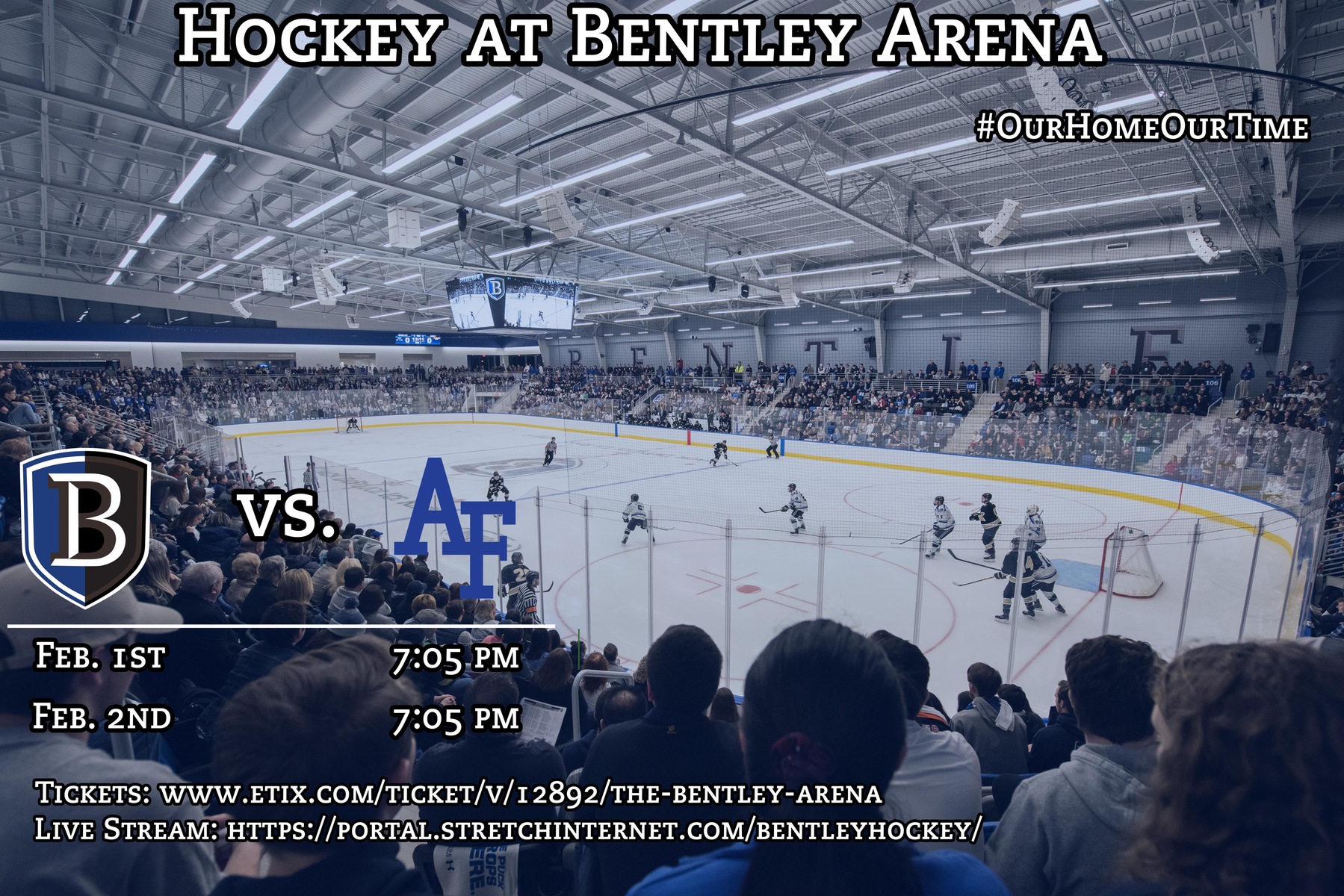 Bentley Hosts Air Force to Open Four Game Home Stand