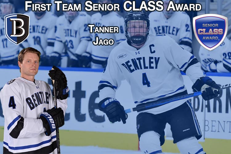 Jago Named to First Team for Men's Hockey Senior CLASS Award