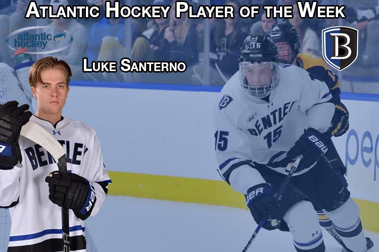 Santerno Claims Atlantic Player of the Week Award