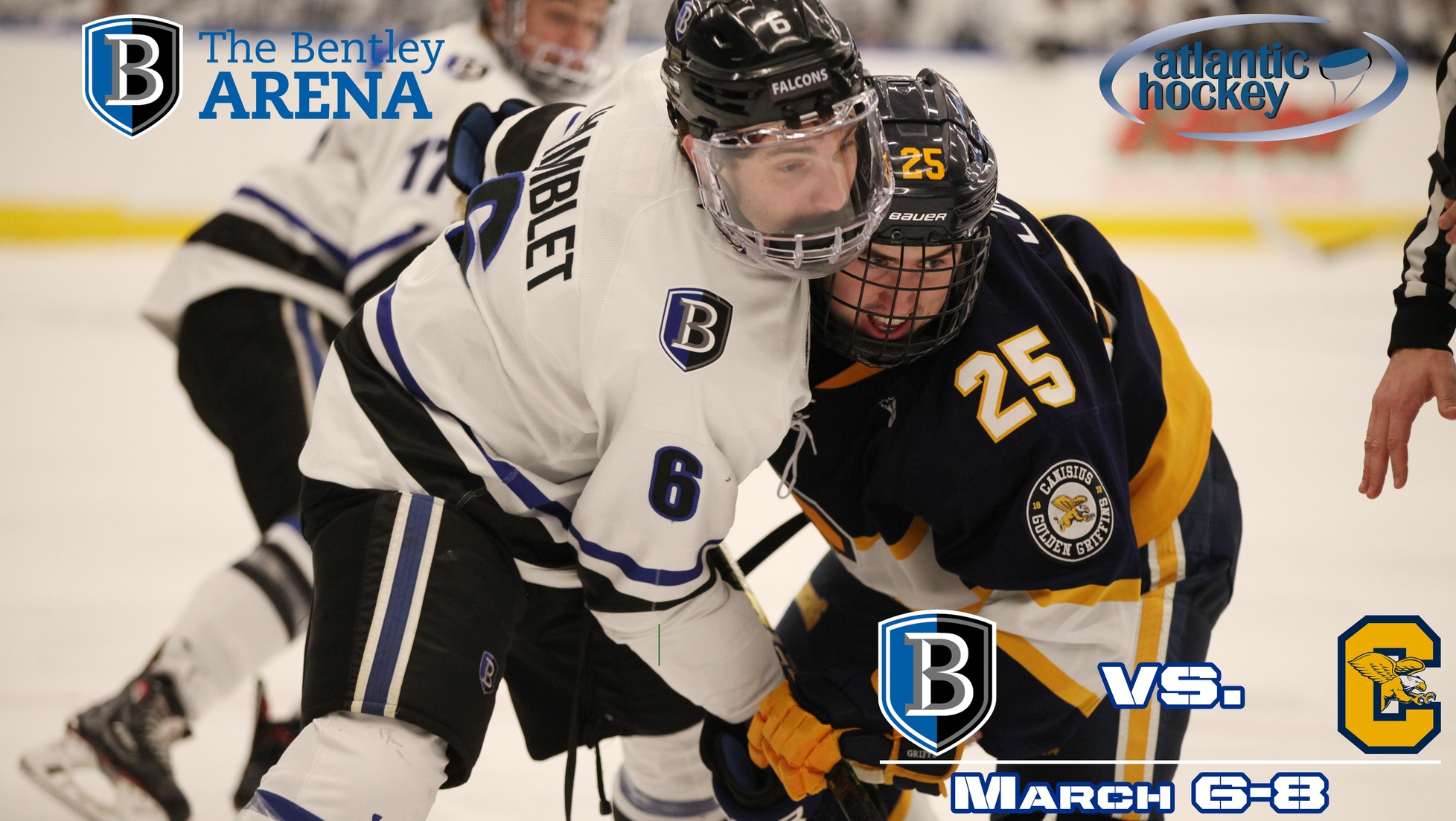 Bentley, Canisius Set to Take the Ice in Atlantic Hockey Playoffs