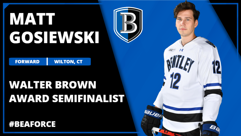 Gosiewski Named Semifinalist for Walter Brown Award