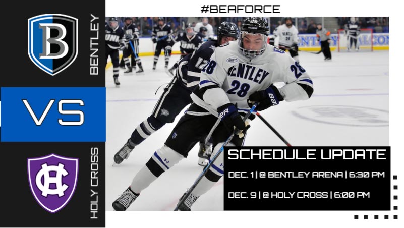 PREVIEW: Bentley Drops the Puck on 2020-21 Season Tuesday vs. Holy Cross