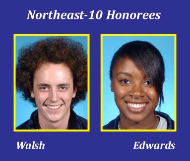 Walsh, Edwards Honored by Northeast-10