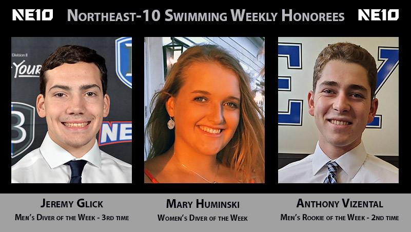 Bentley Swimmers and Divers Receive Weekly Honors from Northeast-10