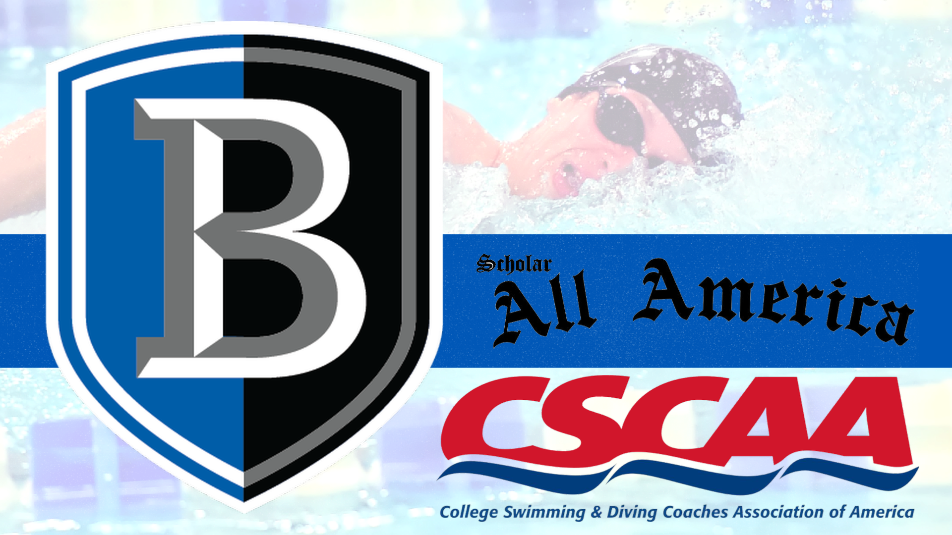Graphic: Bentley receives CSCAA Scholar All-America Team honors 